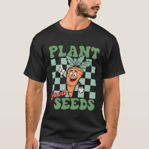 Plant Good Seeds Vegetables Retro Groovy Costume T-Shirt
