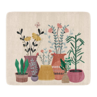 Plant Happy Cutting Board