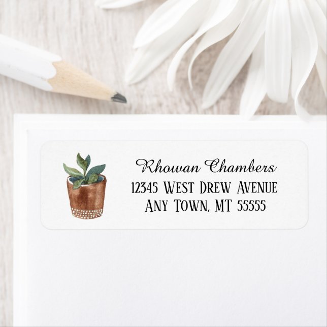 Plant In A Pot Return Address (Insitu)