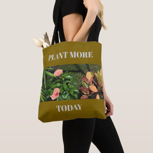 PLANT JOY TOTE BAG (Close Up)