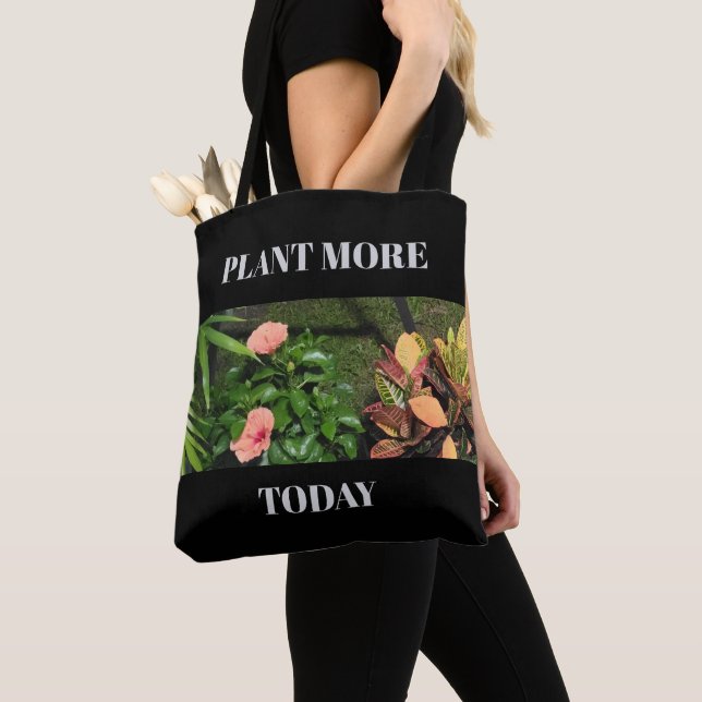 PLANT JOY TOTE BAG (Close Up)