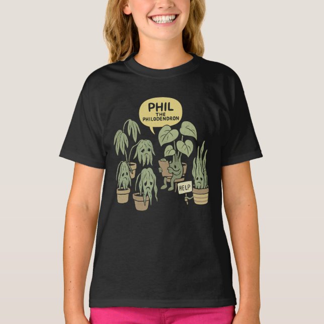 Plant Killer Support Group – Funny Houseplant T-Shirt (Front)