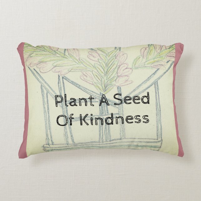 Plant Kindness    Decorative Cushion (Front)