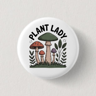 Plant Lady 3 Cm Round Badge