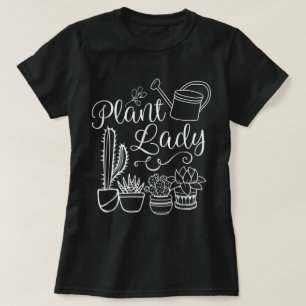 Plant Lady Aesthetic Cute Plant Mom Tee