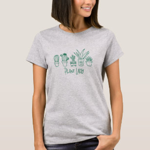 Plant Lady Cactus Succulent Gardening Lover T-Shirt