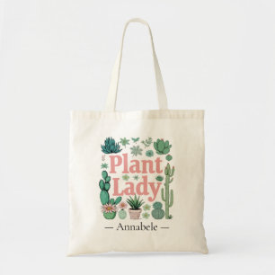 Plant Lady Cute Personalised  Tote Bag