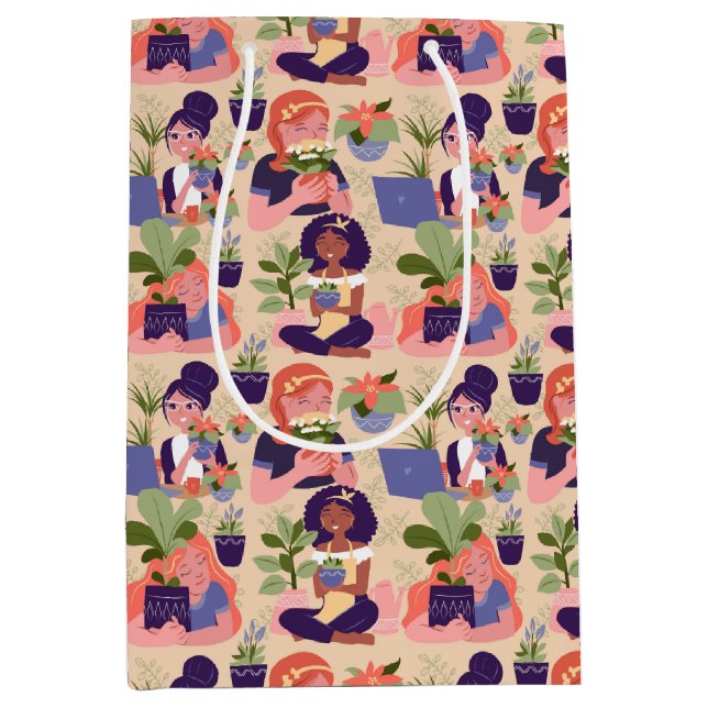 Plant Lady Gardening Gift Bag (Front)