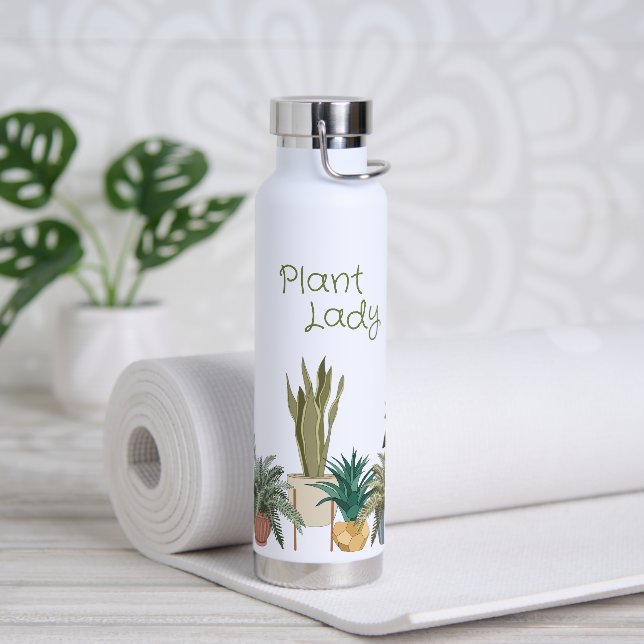 Plant Lady Water Bottle (Yoga)