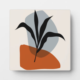 Plant leaves plaque