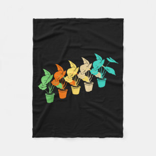 Plant lover fleece blanket