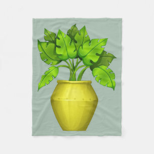 Plant Lover House Plant Fleece Blanket