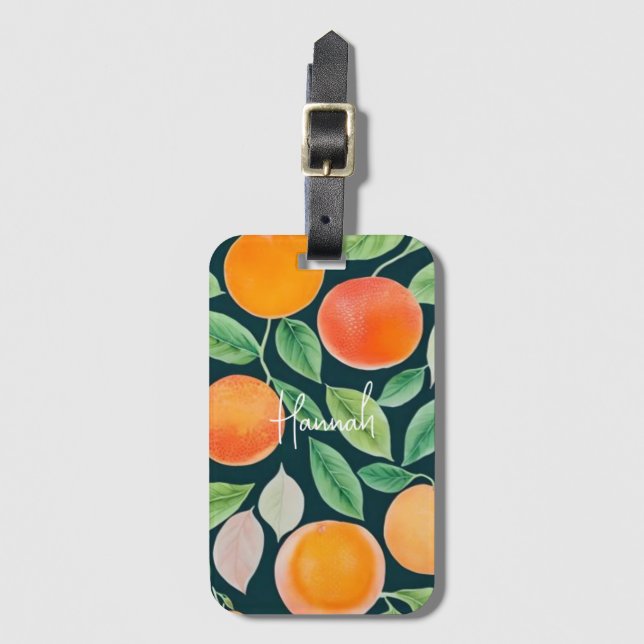 plant lover luggage tag (Front Vertical)
