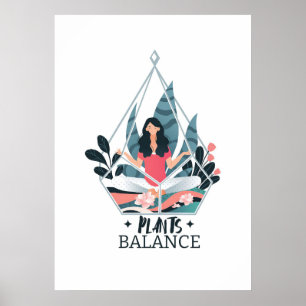 Plant Lover Plants Balance Poster