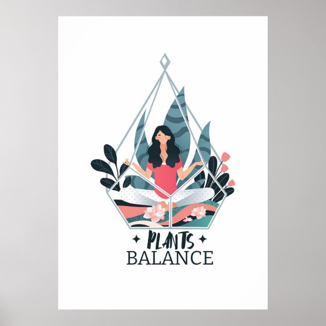 Plant Lover Plants Balance Poster (Front)