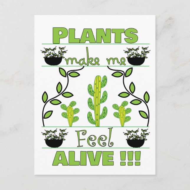 Plant Lover Postcard (Front)