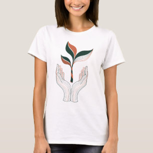 Plant Lover Shirt   Minimalist Earth Day Tee   Nat