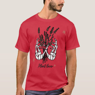 Plant lover Skeleton pocket design for plant lover T-Shirt