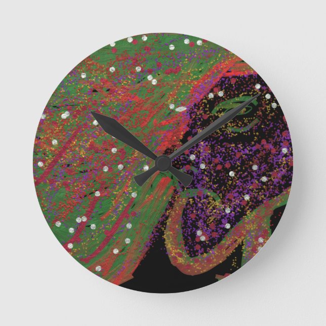 Plant Magician  Round Clock (Front)