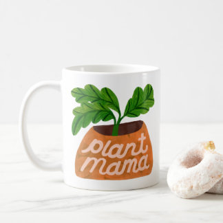 Plant Mama - Illustrated Potted Plant Mug Gift