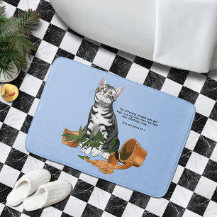 Plant Mischief Cat Bath Mat