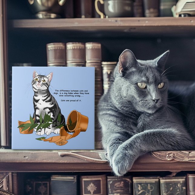 Plant Mischief Cat Tile (Creator Uploaded)