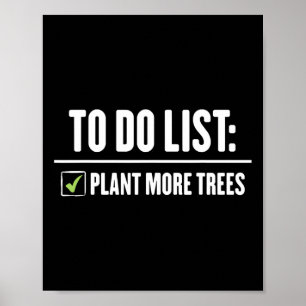 Plant More Trees Happy Arbor Day  Poster