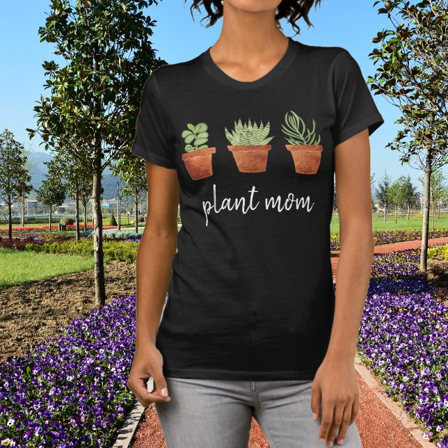 Plant Mum Cute Succulents T-Shirt (Creator Uploaded)