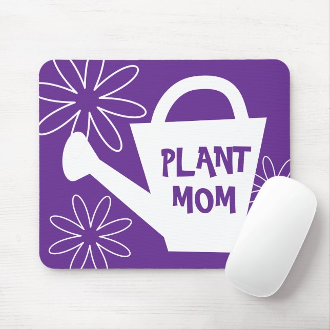 Plant Mum Funny gardening quote mousepad gift (With Mouse)