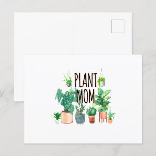 Plant Mum -Gardening, Planter Gift For Mum Postcard