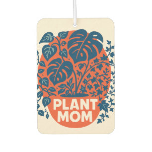 Plant Mum Houseplants Art Monstera Pothos          Car Air Freshener