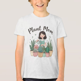 Plant Mum Kids  Tri-Blend Shirt