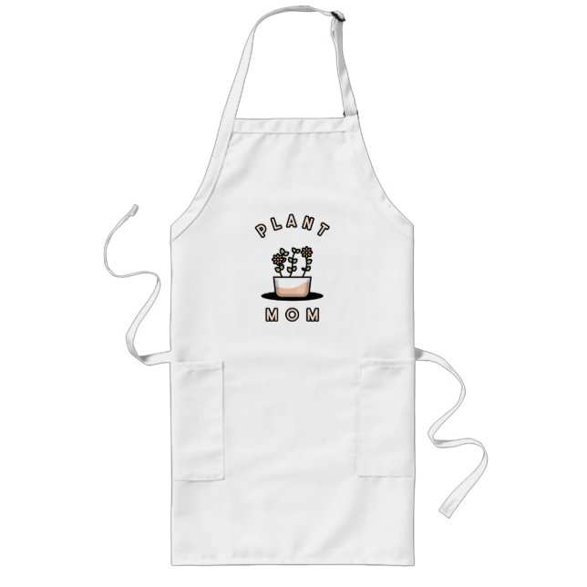 Plant Mum  Long Apron (Front)