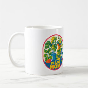 Plant Mum Retro Houseplants Plants Art Coffee Mug