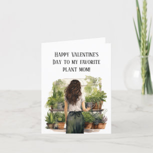 Plant Mum Valentine's Day Holiday Card