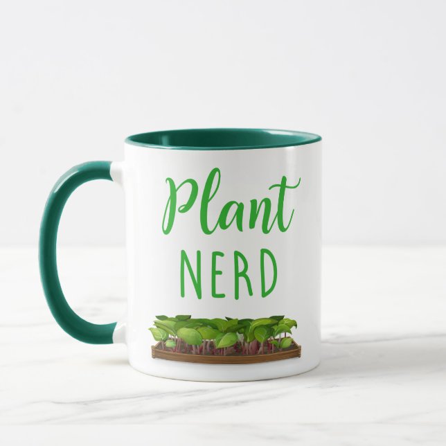 Plant Nerd Funny Gardening Botanist Mug (Left)