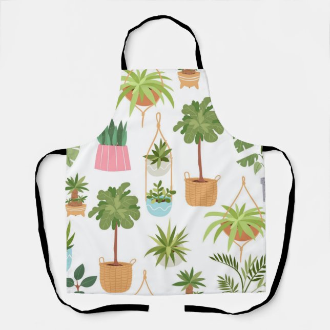 Plant pattern apron (Front)