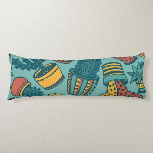 Plant pattern body cushion (Front)