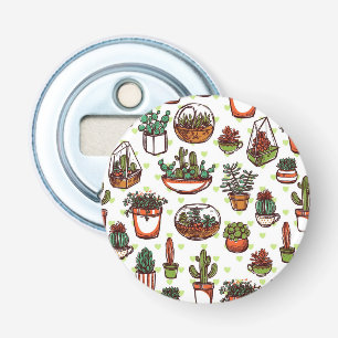 Plant pattern bottle opener