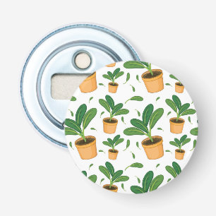 Plant pattern bottle opener