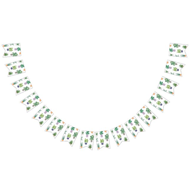 Plant pattern bunting  (All)