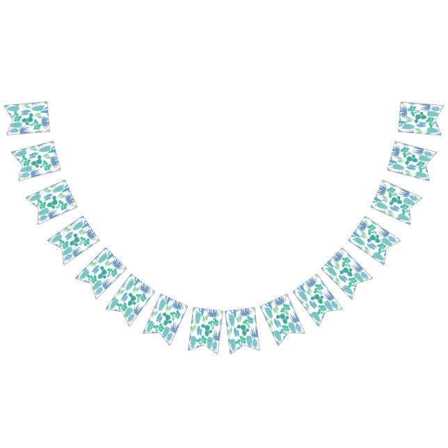 Plant pattern bunting  (All)