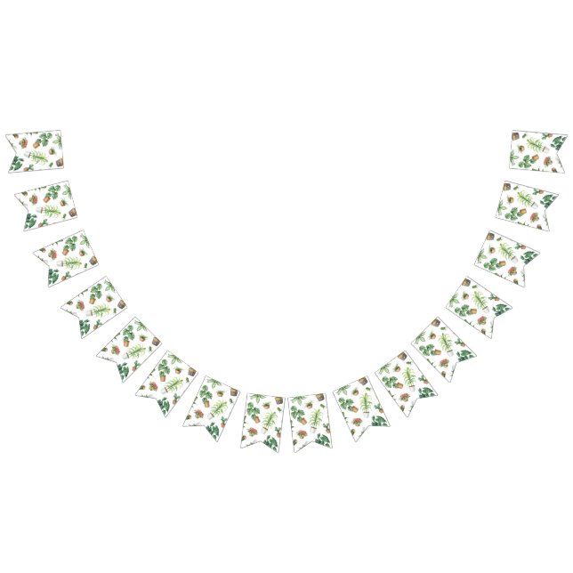 Plant pattern bunting  (All)