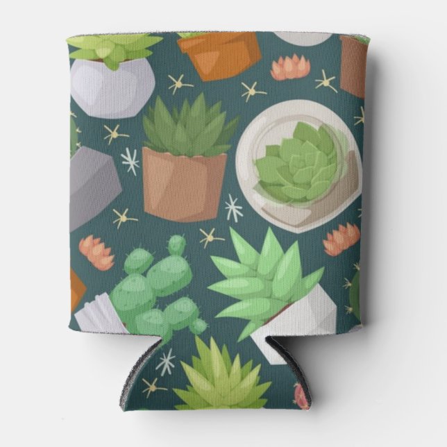 Plant pattern can cooler (Front)