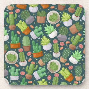 Plant pattern coaster