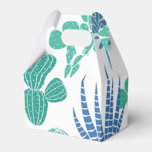 Plant pattern favour box (Front Side)