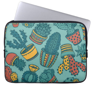 Plant pattern laptop sleeve