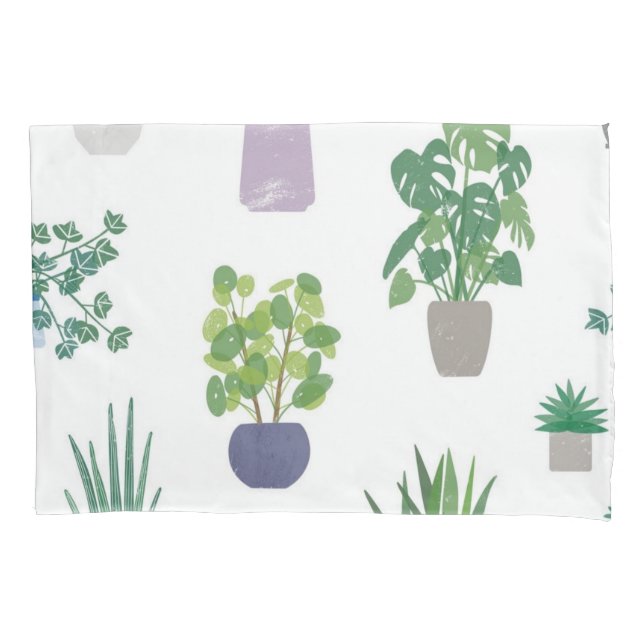 Plant pattern pillowcase (Front)