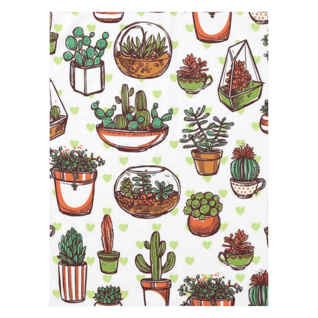 Plant pattern tablecloth (Front)
