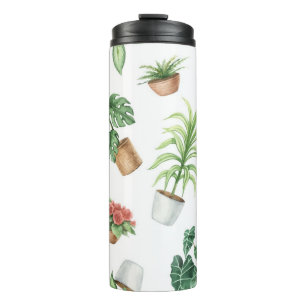 Plant pattern thermal tumbler